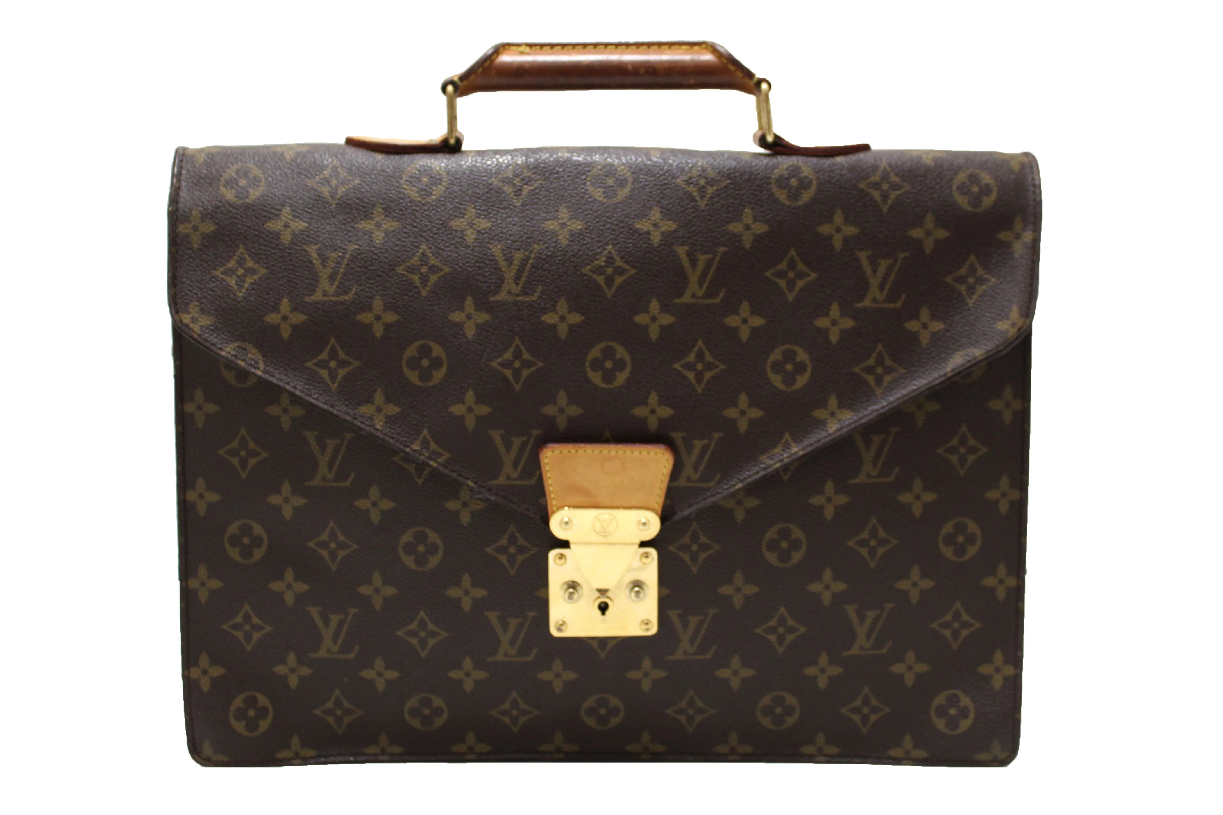 Authentic Louis Vuitton Classic Monogram Vintage Soft Briefcase