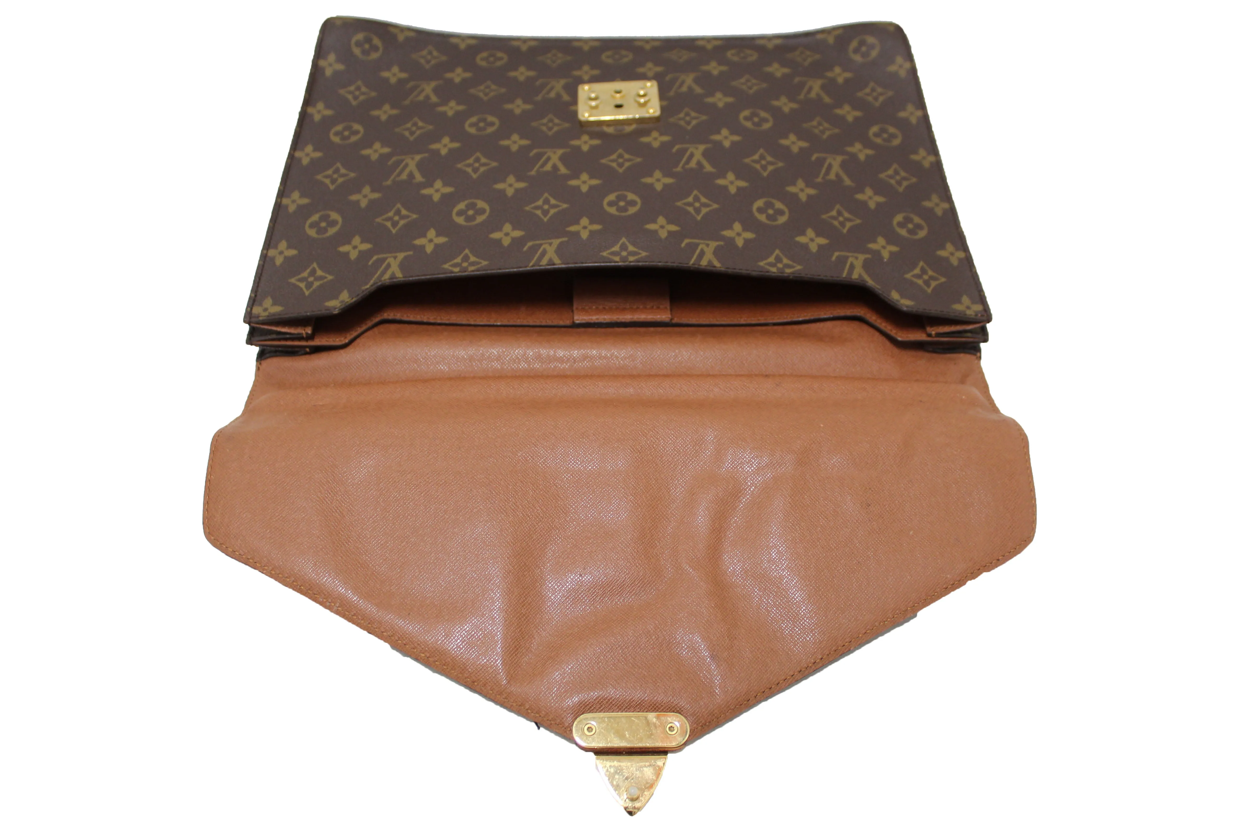 Authentic Louis Vuitton Classic Monogram Vintage Soft Briefcase