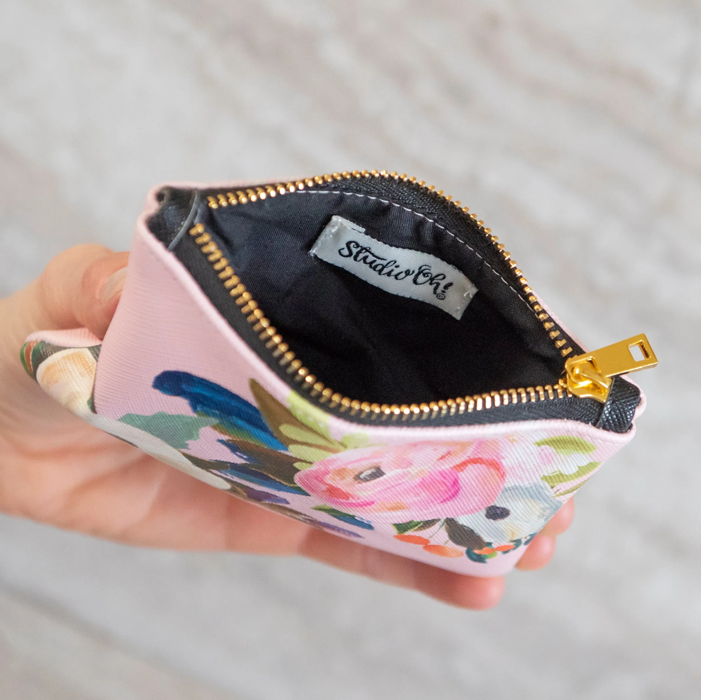 Bella Flora Small Zippered Pouch