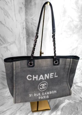 Chanel Canvas Mini Deauville Tote