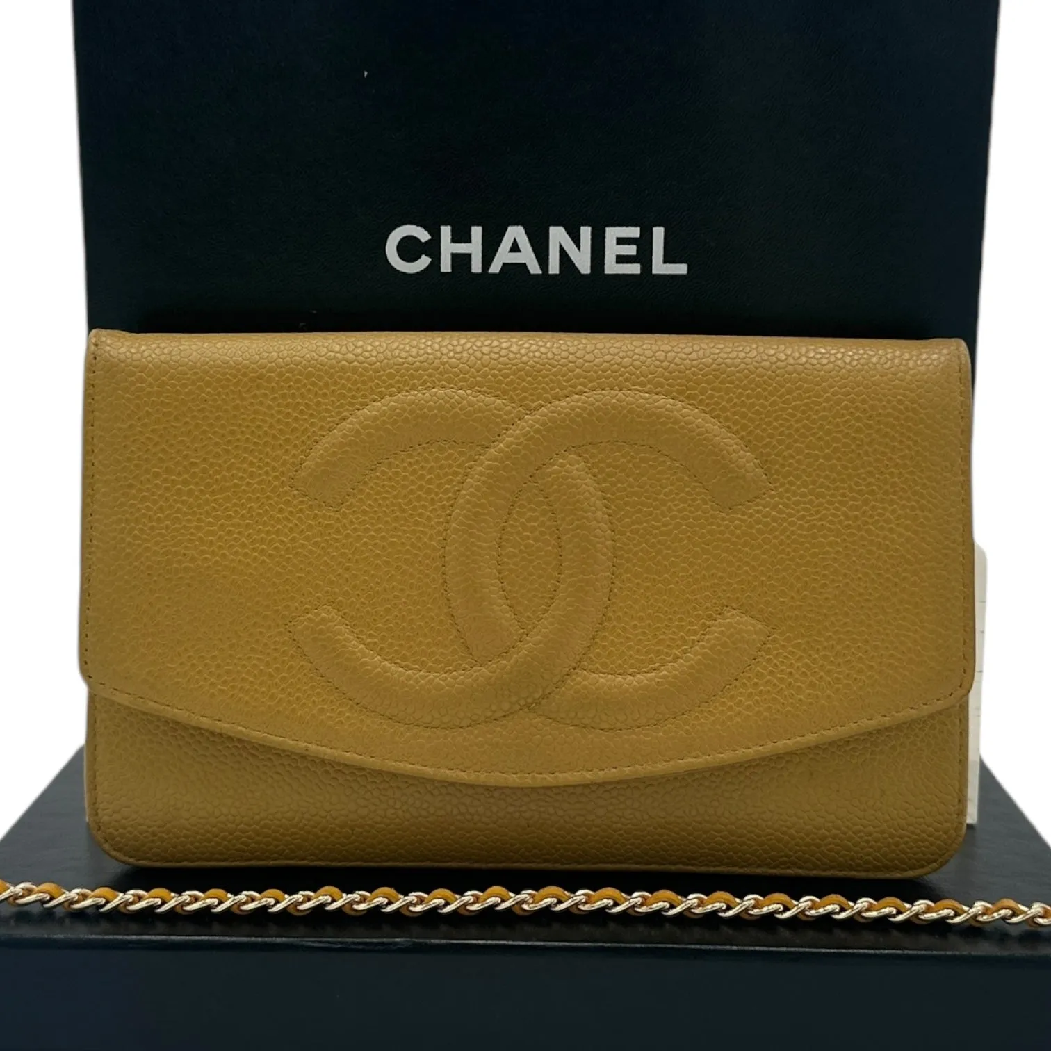 CHANEL Caviar Timeless Clutch