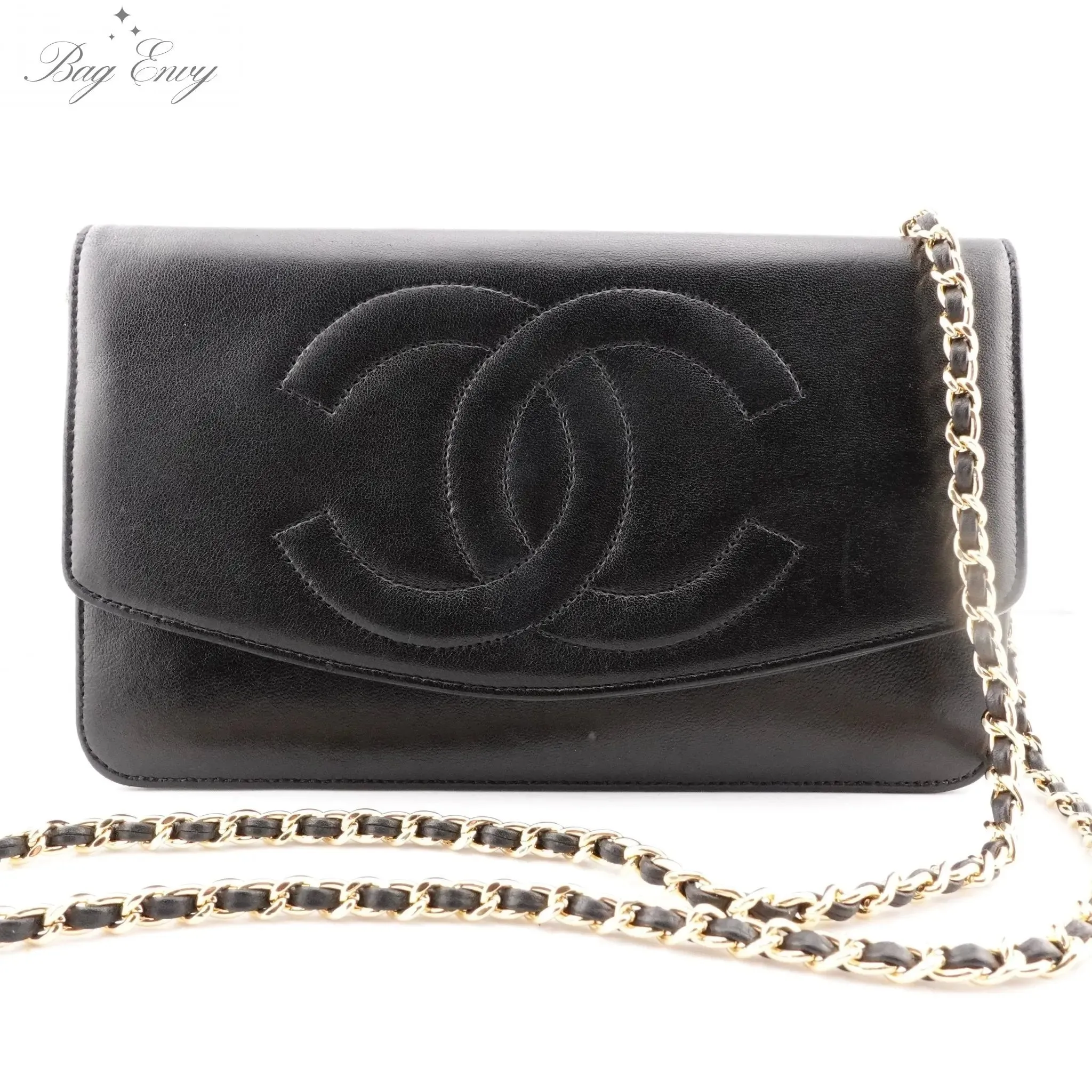 CHANEL Lambskin Timeless Clutch on Chain