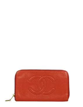 Chanel Red Caviar Timeless Wallet