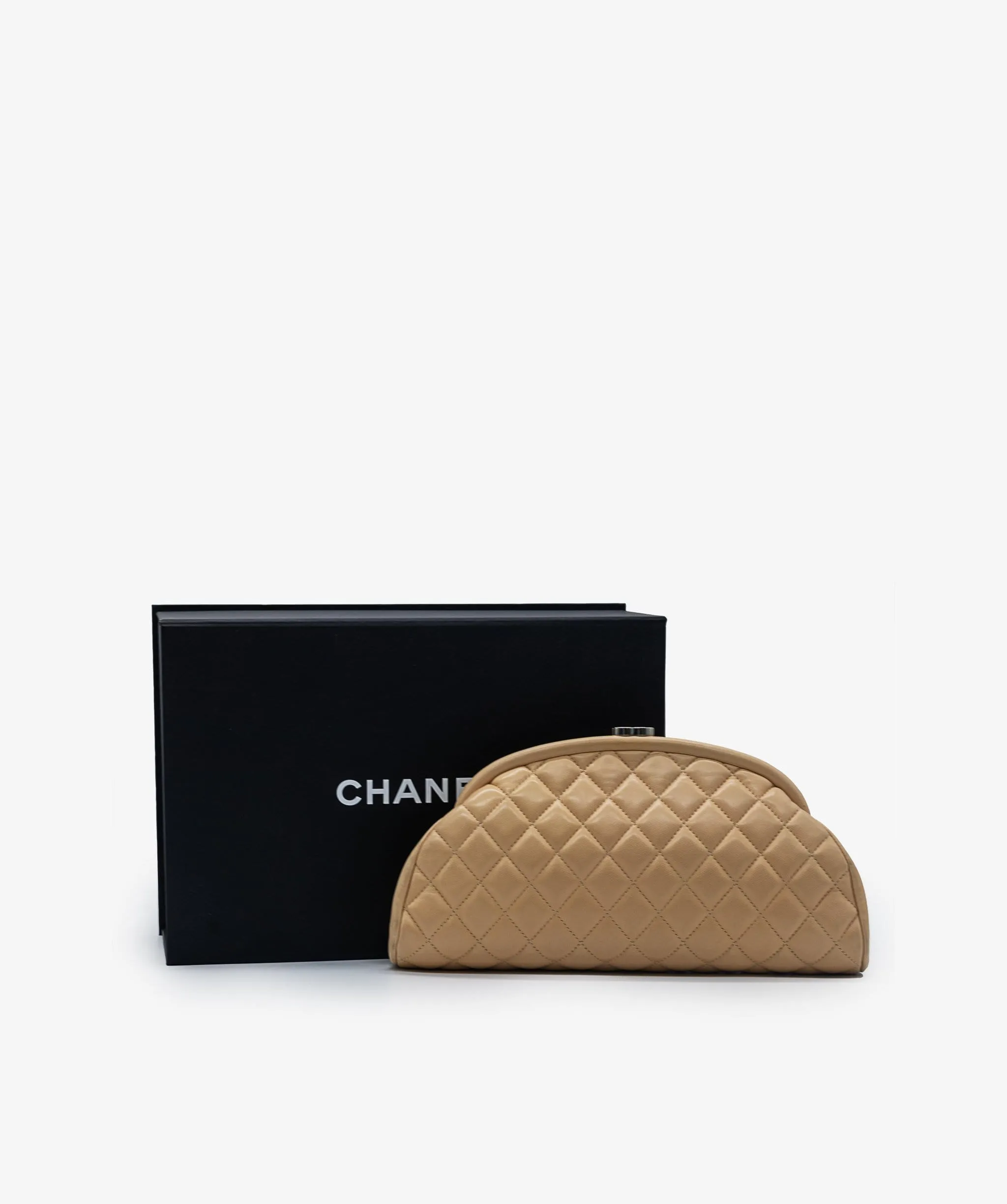 Chanel Timeless Beige Clutch RJC1116