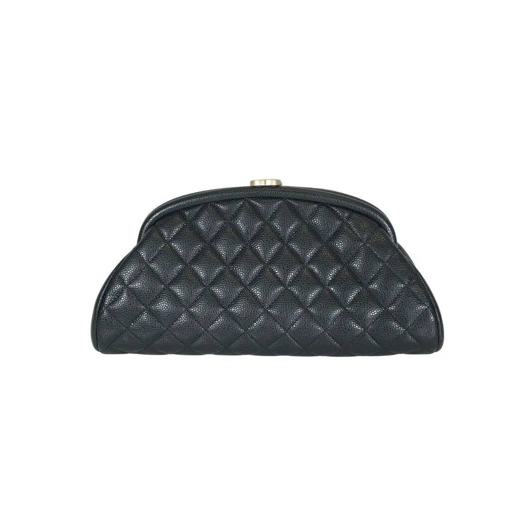 Chanel Timeless Black Clutch