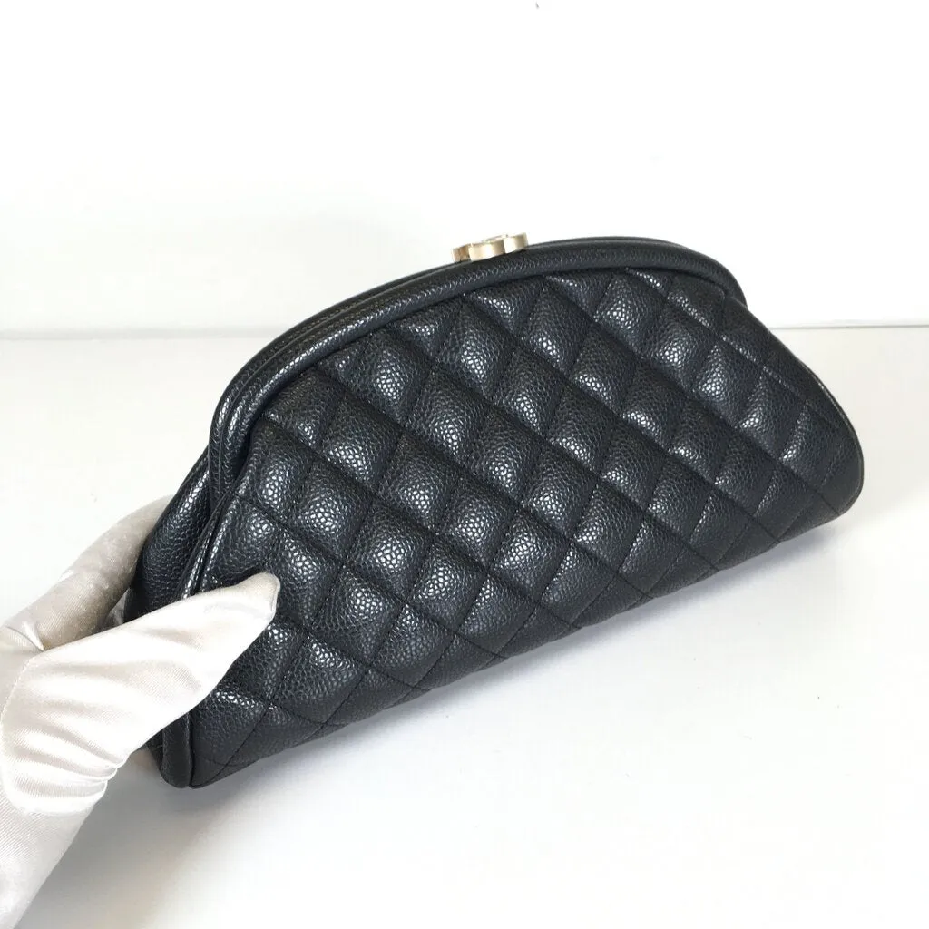 Chanel Timeless Black Clutch