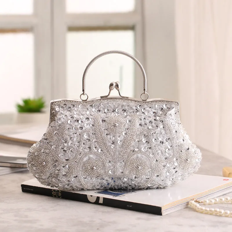 Chic and Timeless Beaded Evening Bag