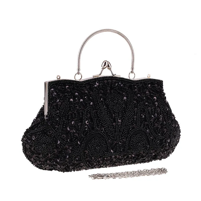 Chic and Timeless Beaded Evening Bag