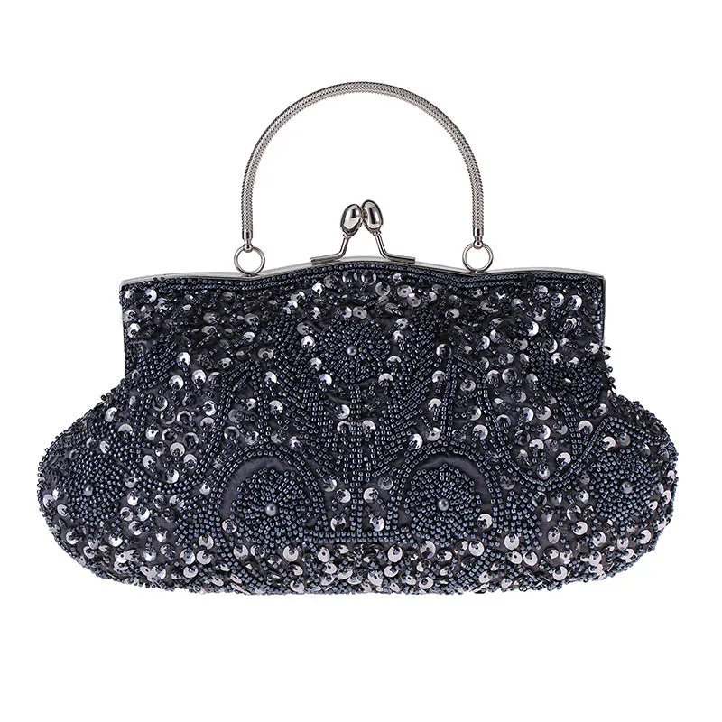 Chic and Timeless Beaded Evening Bag