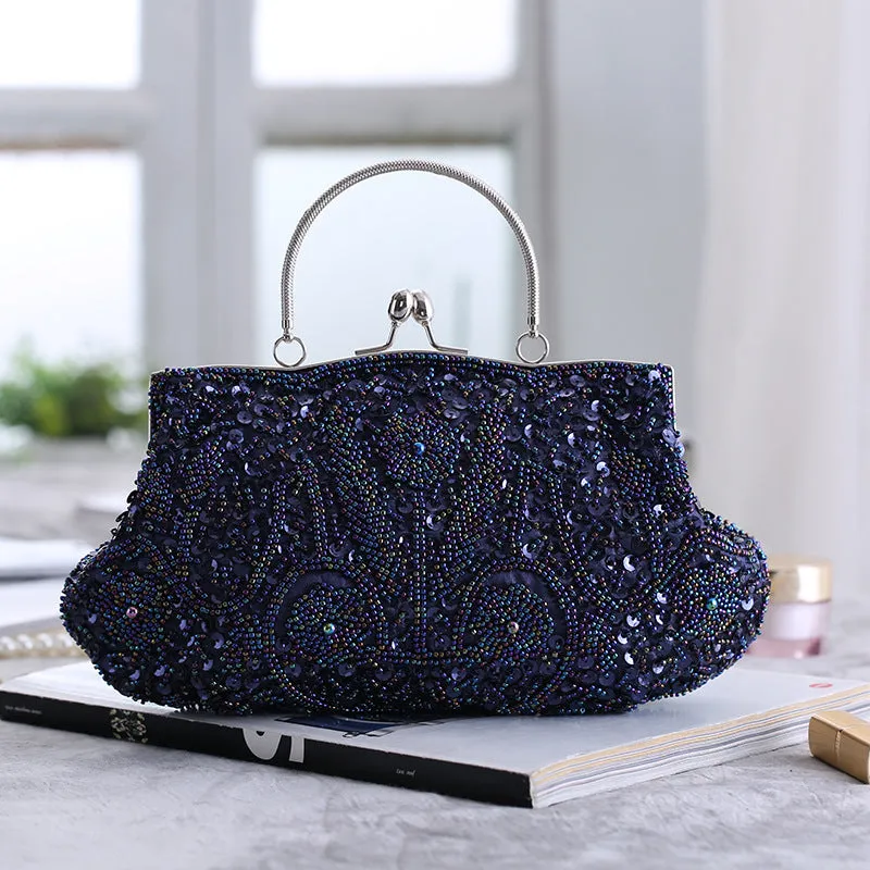 Chic and Timeless Beaded Evening Bag