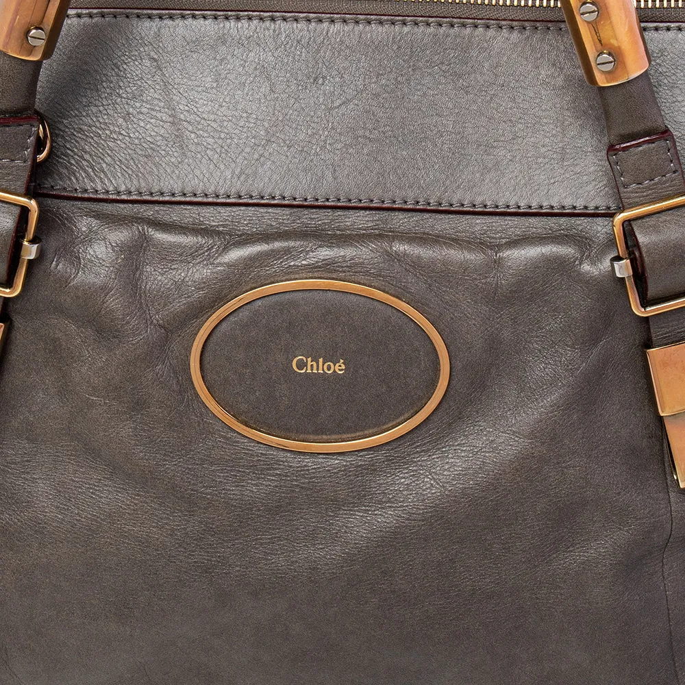 Chlo&eacute; Leather Satchel