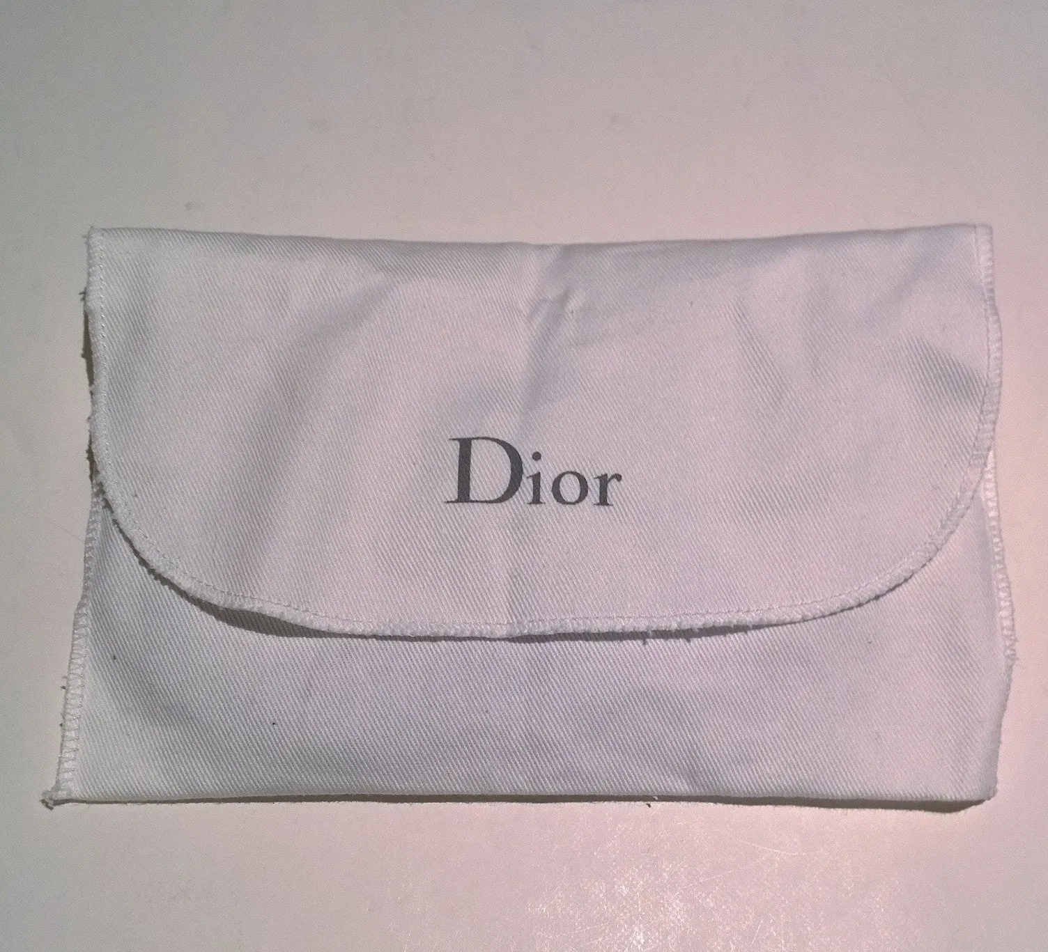 Christian Dior Saddle Black Textured Leather Coin Purse Key Pouch