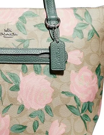 Coach Camo Rose Signature Taylor Tote