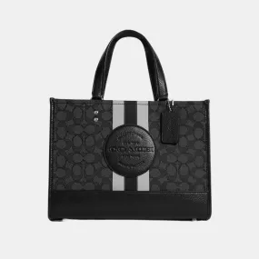 Coach Dempsey Carryall In Signature Jacquard With Stripe And Coach Patch