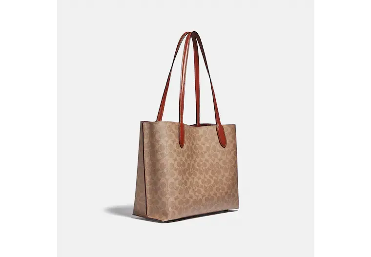 Coach Willow Tote In Signature Canvas