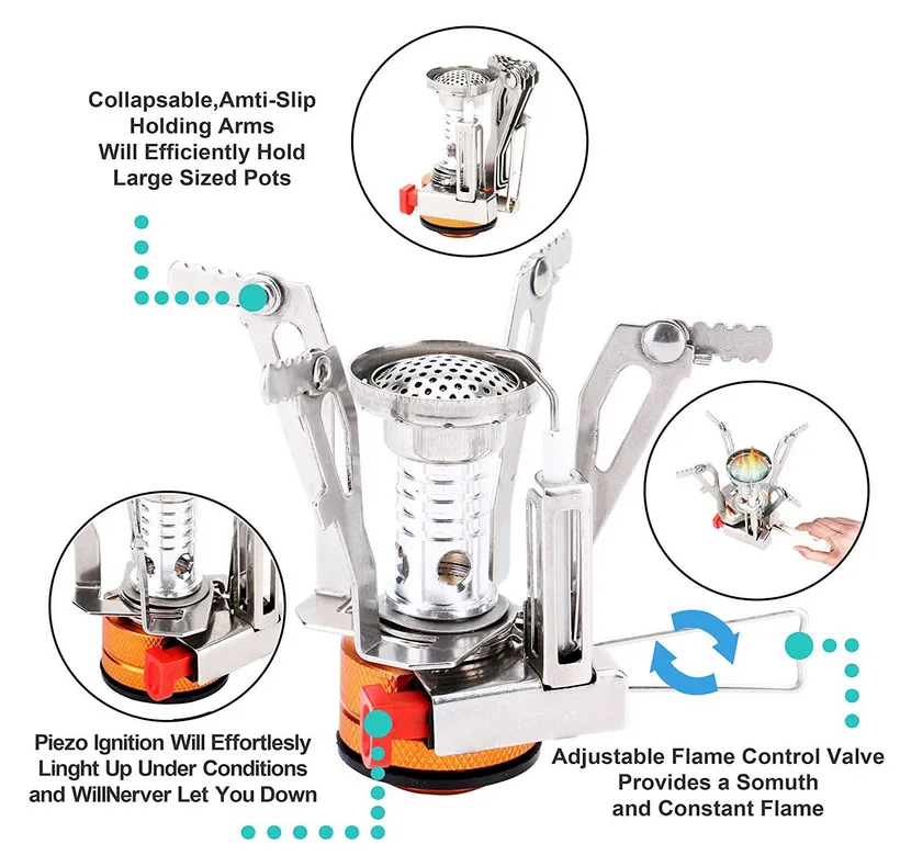 Compact camping stove