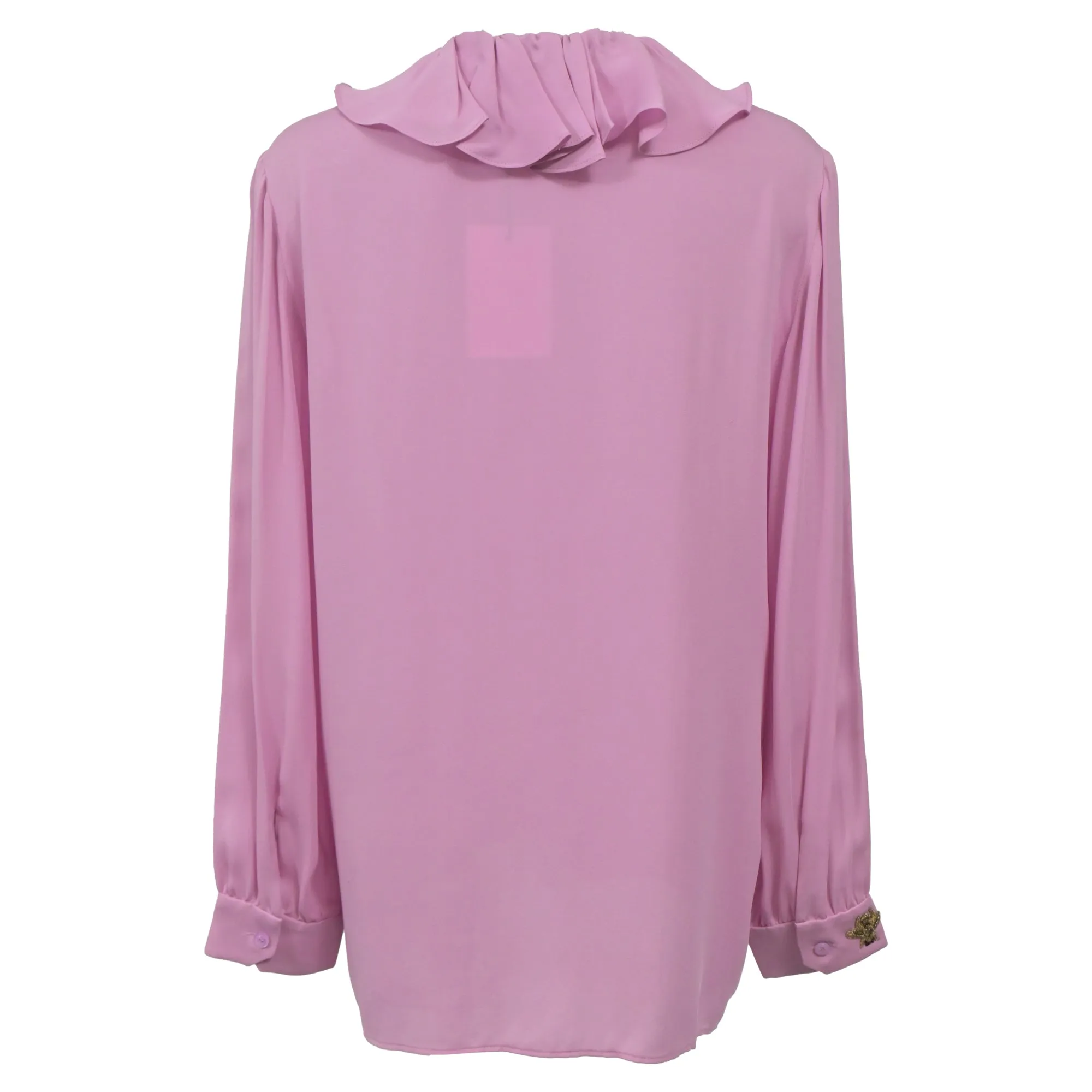 Gucci 2015 Re-Edition Blouse in Pink Silk