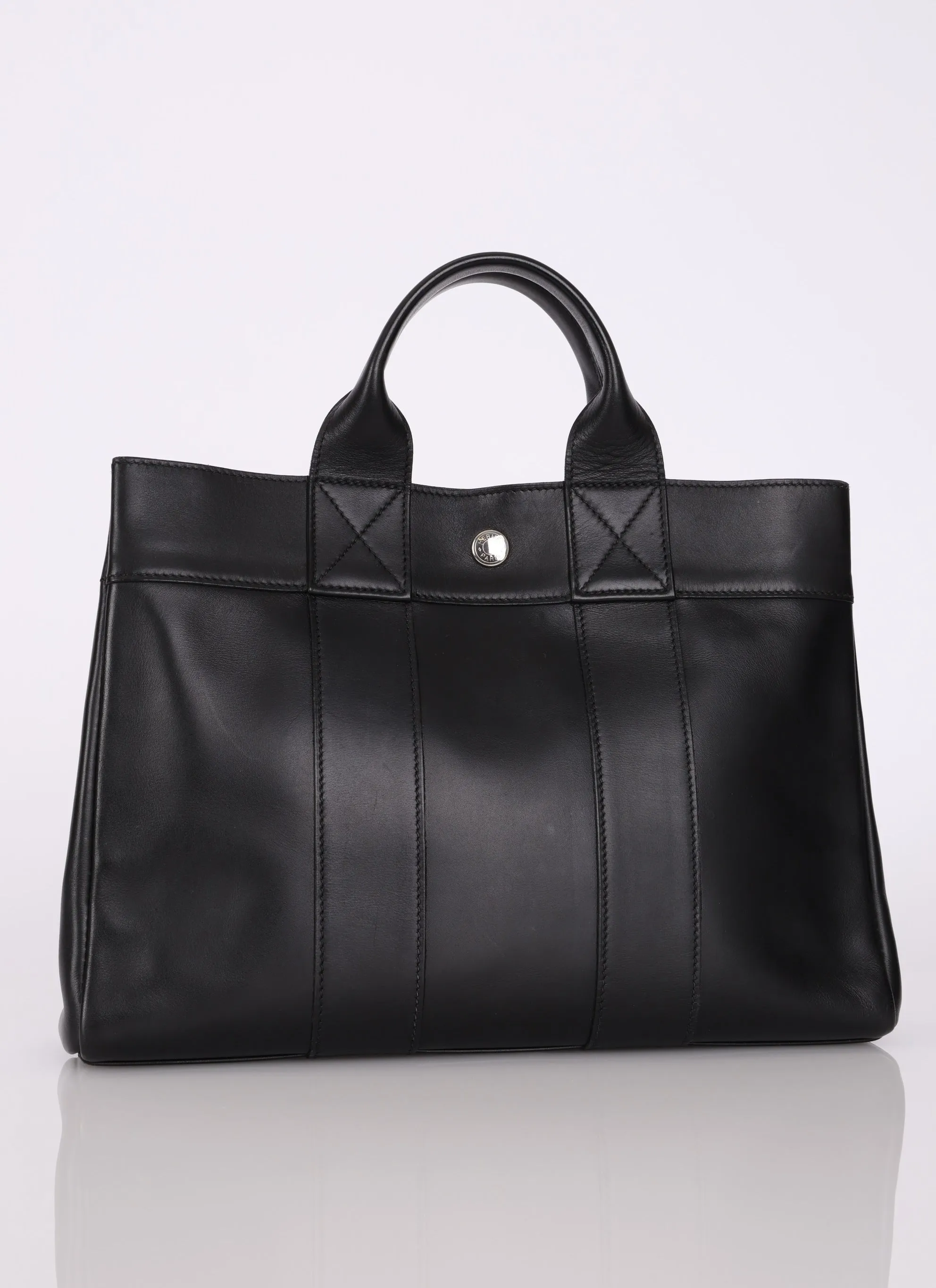 Hermes 2001 Evercalf All Leather Tote PM