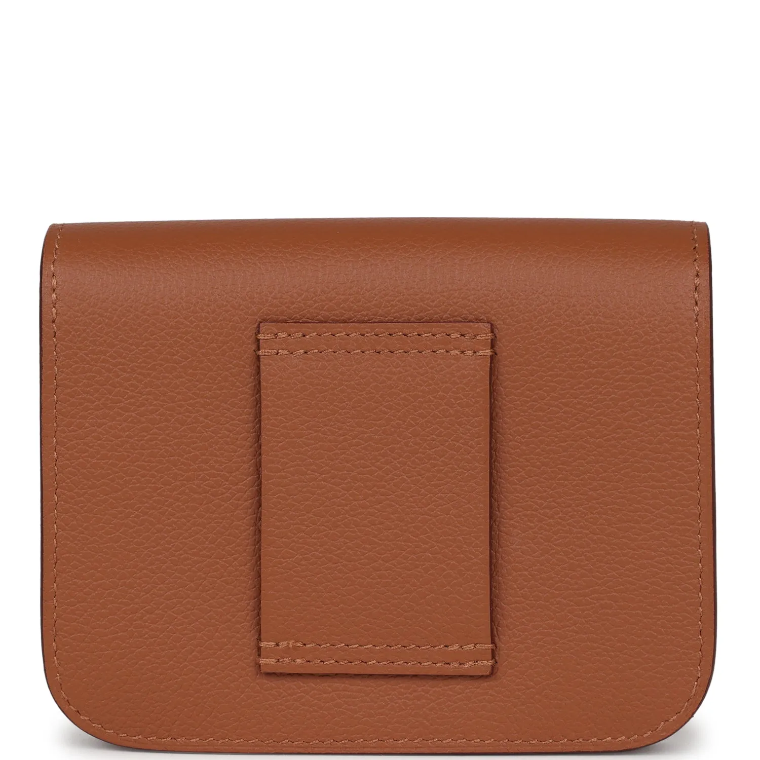 Hermes Constance Slim Wallet Gold Verso Evercolor Gold Hardware