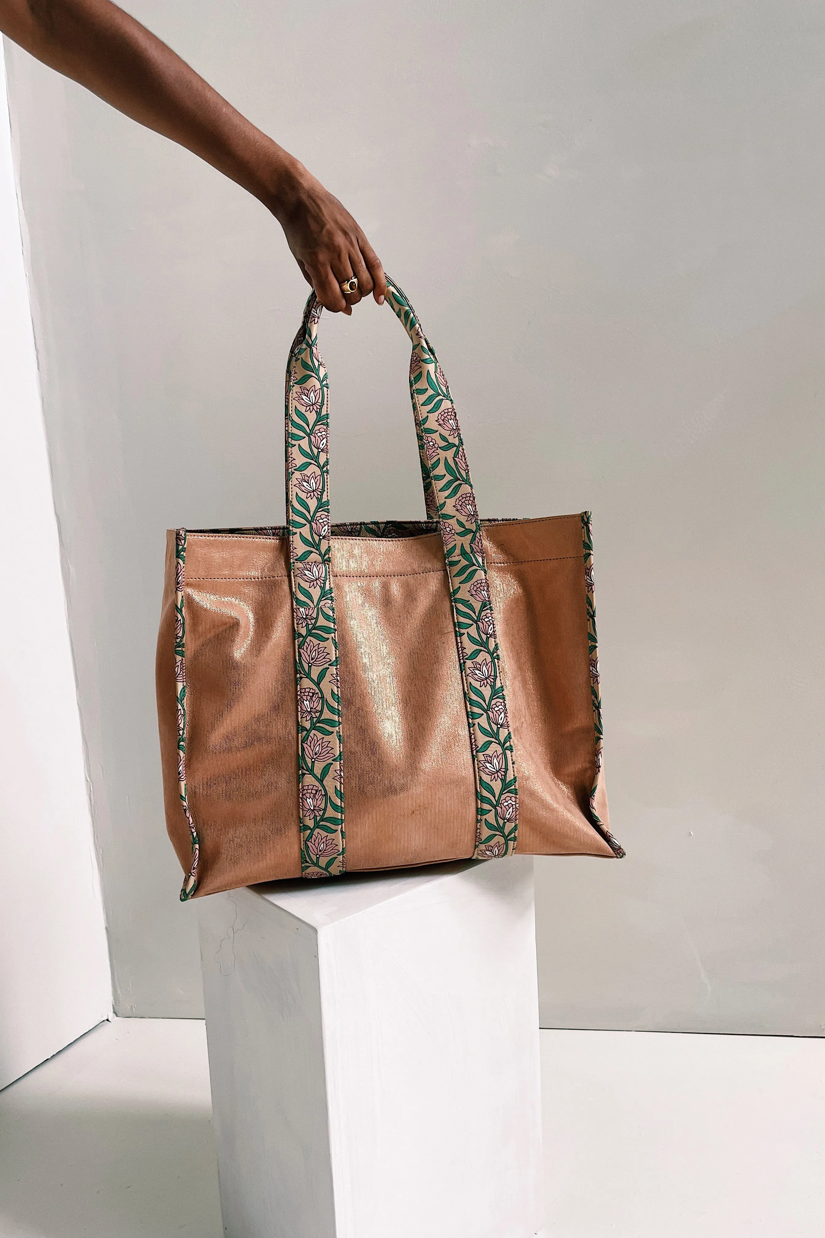 Kavi Rose Gold Carryall by Llani