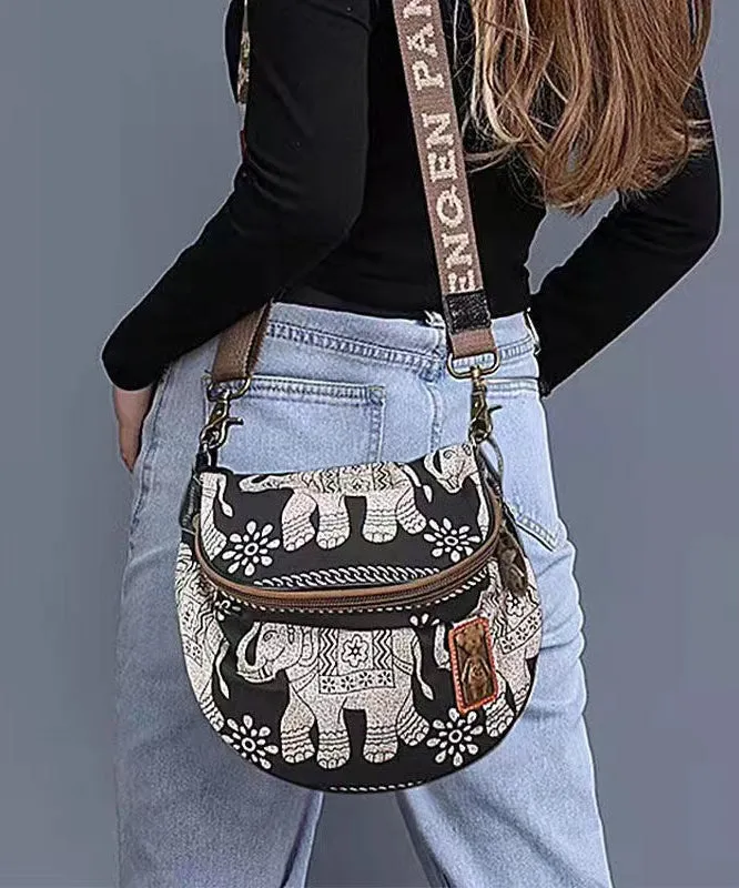 Leisure And Versatile Solid Durable Printed Satchel Bag Handbag ZX1047