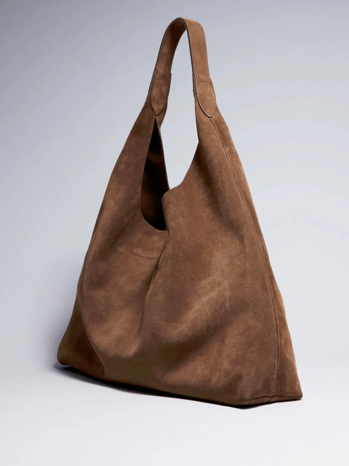 Matte Luxe Suede Tote