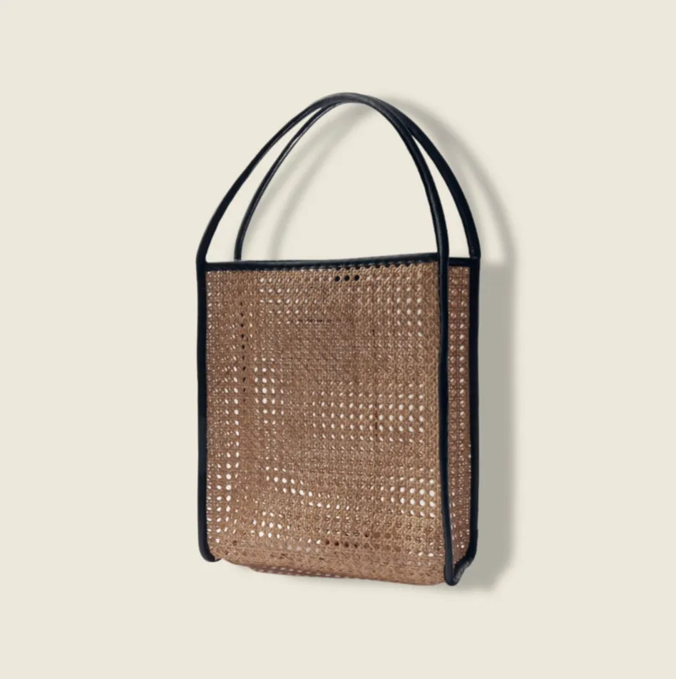 Rattan Tote Bag