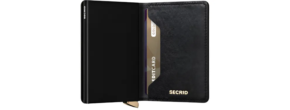 Secrid Premium Slimwallet Embossed Diamond | Black