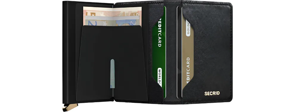 Secrid Premium Slimwallet Embossed Diamond | Black