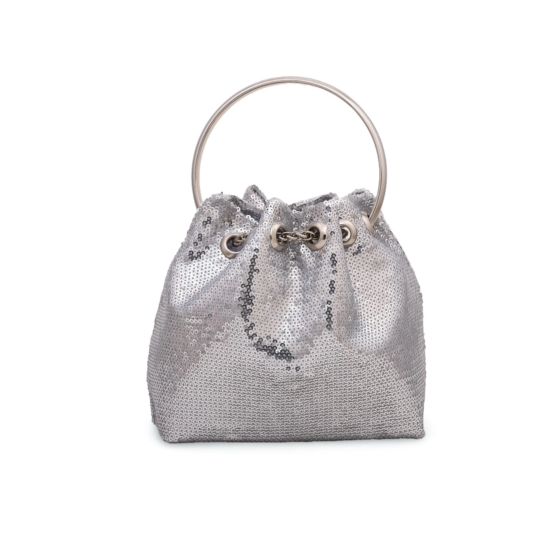 Silver Fancy Clutch P23838