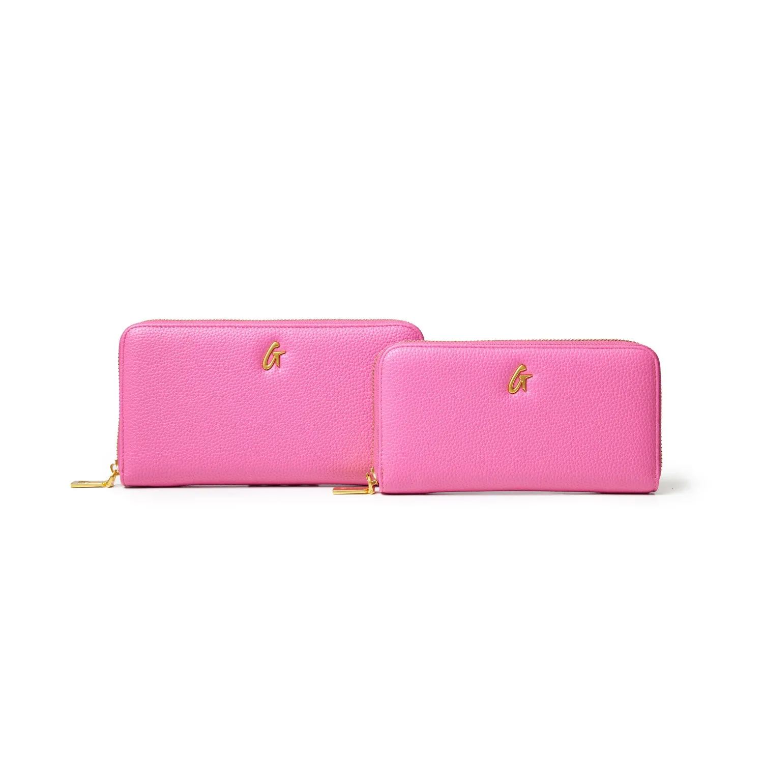 STANDARD PEBBLE WALLET - HOT PINK