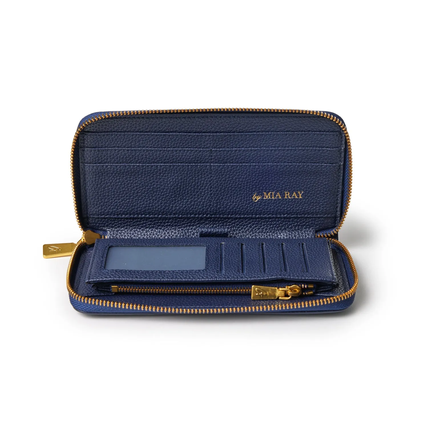 STANDARD PEBBLE WALLET - NAVY