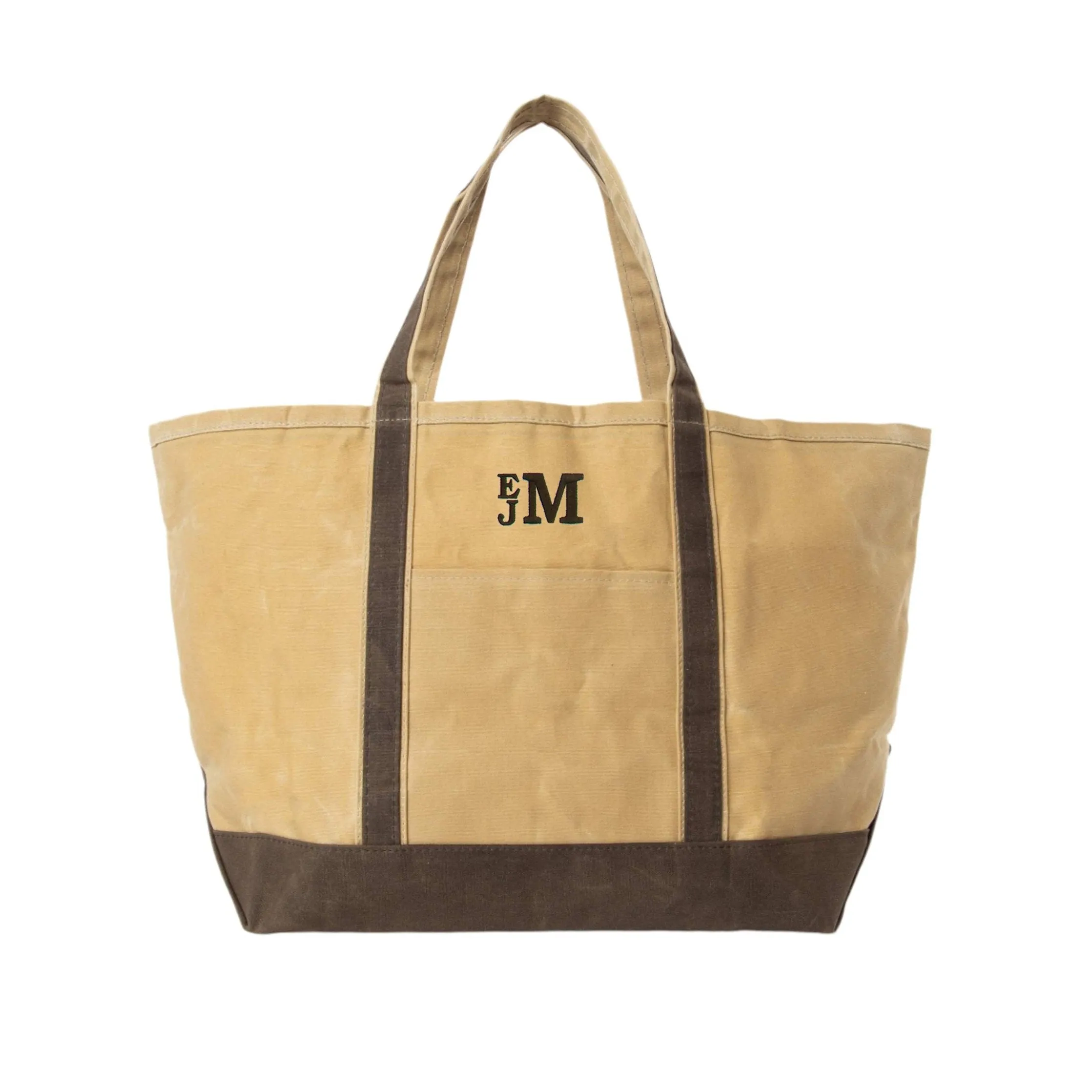 Waxed Canvas Tote Bag