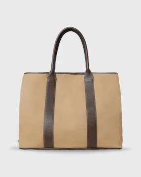 Weekend Tote in Khaki Canvas